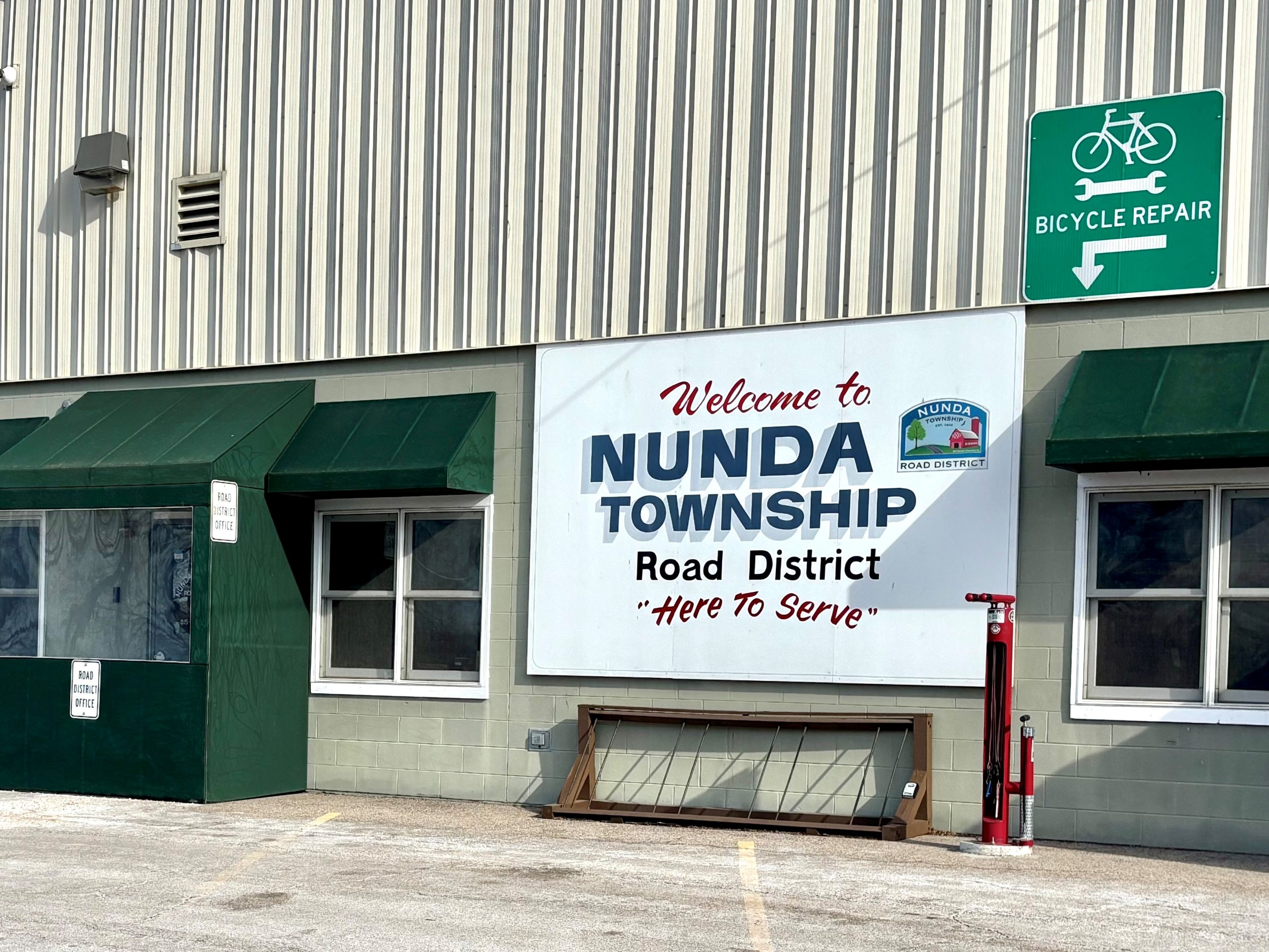 Nunda Township Road District Entrance.